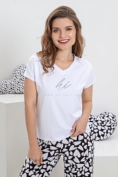 Женская футболка Макао-5 / Белая