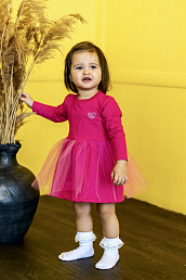 Детское платье "Сара" 30304 Фиолетовое