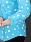 Женская рубашка Делина Голубая