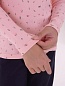 Детская водолазка "Пастель" (стойка) длинный рукав / Розовый